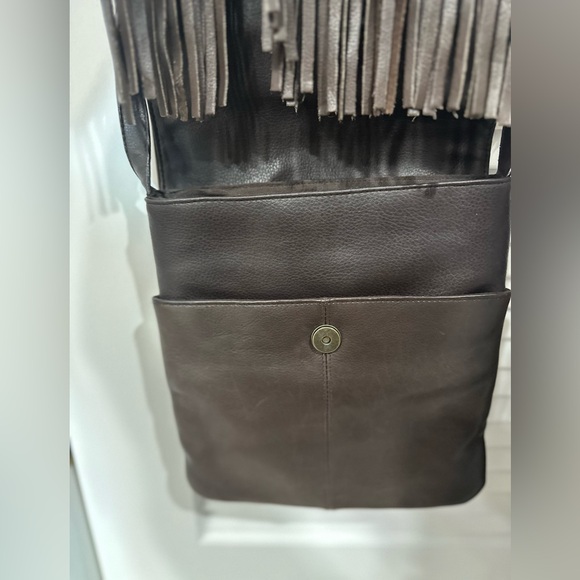 Brown fringe crossbody purse - Picture 6 of 6